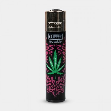 Briquet Clipper collection Renzo Leaves 3 - GB The Green Brand