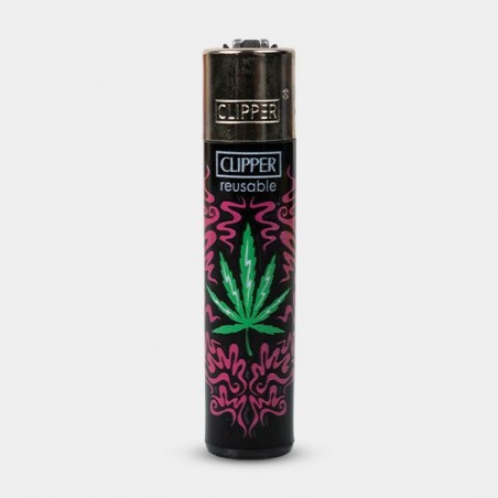 Briquet Clipper collection Renzo Leaves 3 - GB The Green Brand