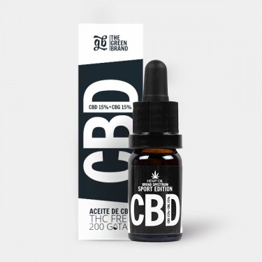 Huile GB Sport CBD 15 % + CBG 15 %