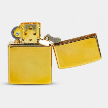Zippo High Polished Brass - GB The Green Brand