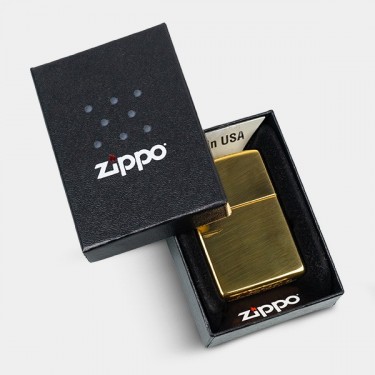 Zippo High Polished Brass - GB The Green Brand
