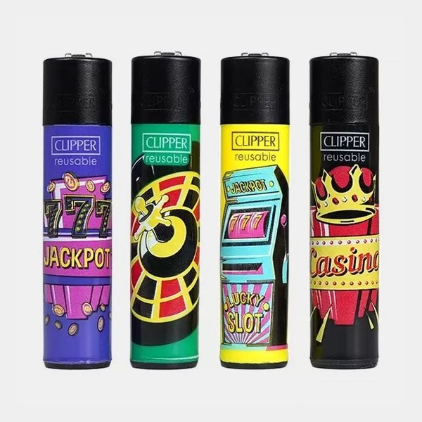 Voir Briquet Clipper de différents motifs - Grow Barato