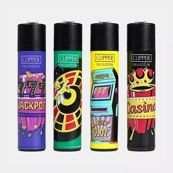 Voir Briquet Clipper de différents motifs - Grow Barato