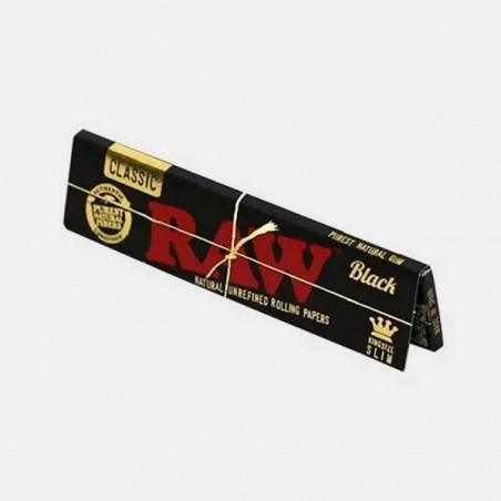 Black King Size RAW Papier à rouler extrafin - Grow Barato