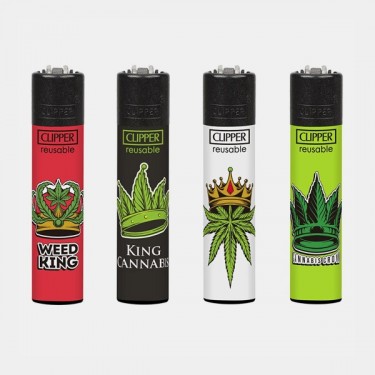 Briquet Clipper Canna King