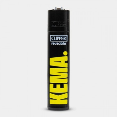 Briquet Clipper KEMA noir