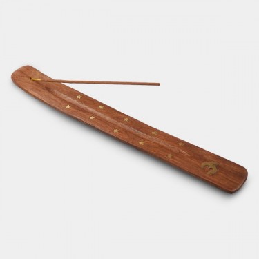 Acheter porte-encens plat 30 cm en bois - Grow Barato