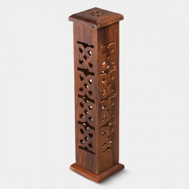 Acheter tour porte-encens en bois - Grow Barato