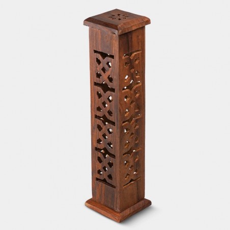 Acheter tour porte-encens en bois - Grow Barato