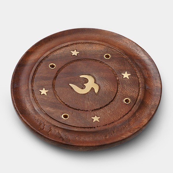 Acheter assiette porte-encens en bois - Grow Barato