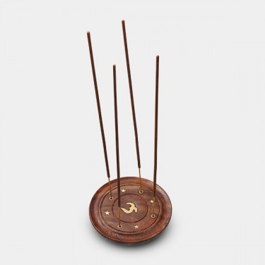 Acheter assiette porte-encens en bois - Grow Barato