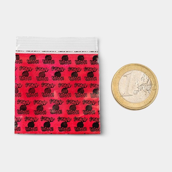 Sachet Zip 50 x 50 mm Stay High - GB The Green Brand