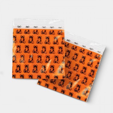 Sachet Zip 50x50mm Teddybears - GB The Green Brand