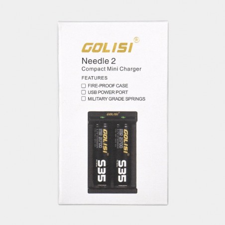 Chargeur Golisi Needle 2 et 4 pour batteries - GB The Green Brand
