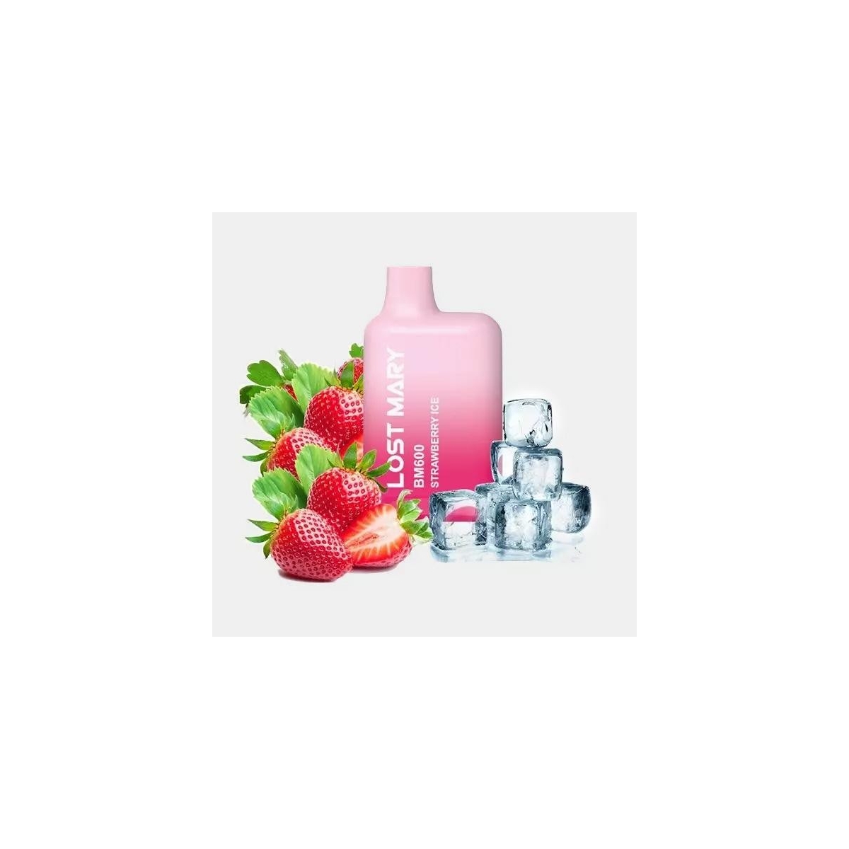 disposable vapes lost mary BM600 Strawberry Ice Color:FROZEN Pina Colada waterproof Flavored vape is now
