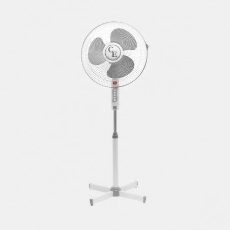 Ventilateur sur pied pivotant réglable - Grow Barato