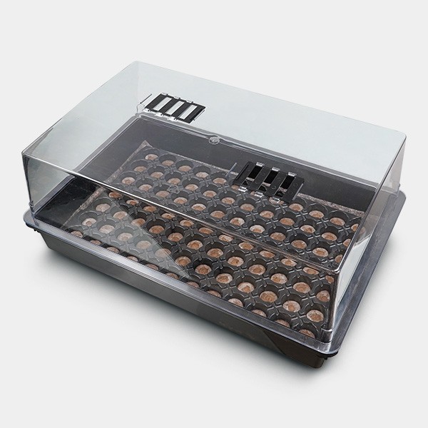 Kit Mini-serre + Plateau Jiffy 33 mm 84 alvéoles