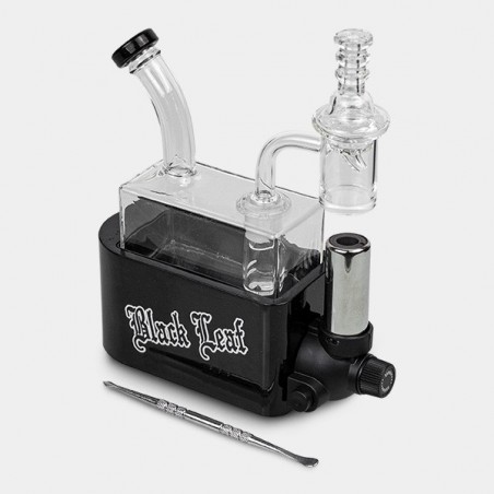 Bong Travel Rig Avec Chalumeau Black Leaf - GB The Green Brand