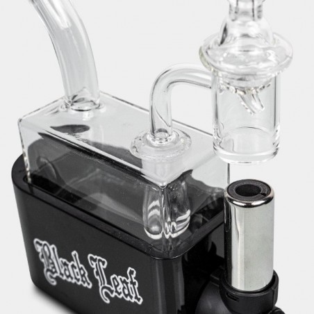 Bong Travel Rig Avec Chalumeau Black Leaf - GB The Green Brand
