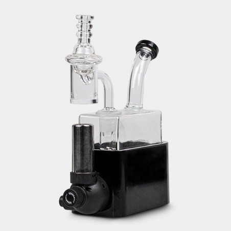 Bong Travel Rig Avec Chalumeau Black Leaf - GB The Green Brand