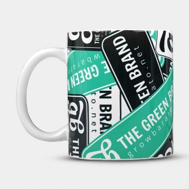 Tasse de porcelaine 350 ml avec design de GB The Green Brand