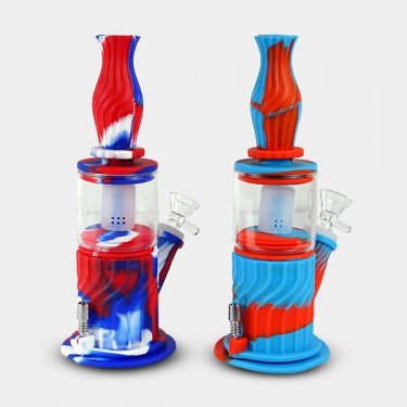  Bong Collecteur de Nectar en Silicone 