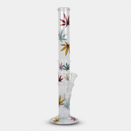 Bong en verre Multi Leaf Glass 40 cm - GB The Green Brand