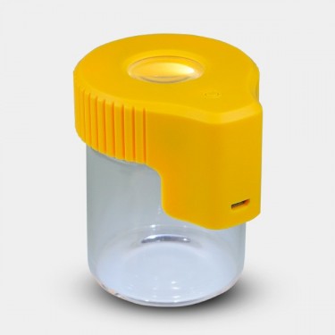Bocal d'exposition avec loupe et ampoules LED - Grow Barato
