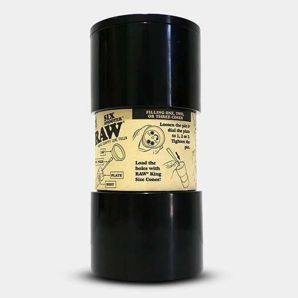 RAW Six Shooter machine à rouler les joints - Grow Barato