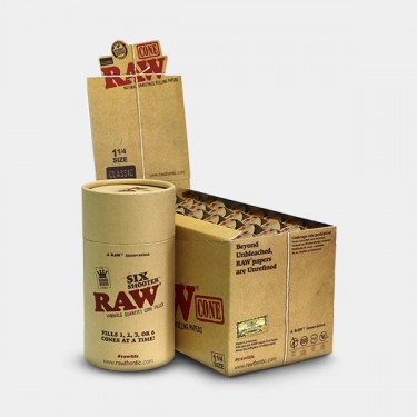 RAW Six Shooter + Cônes KS Slim 96u