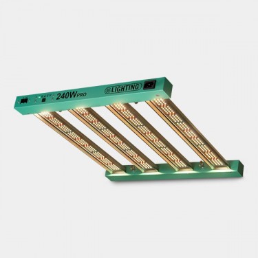 Système LED dimmable 240 W PRO GB Lighting allumé