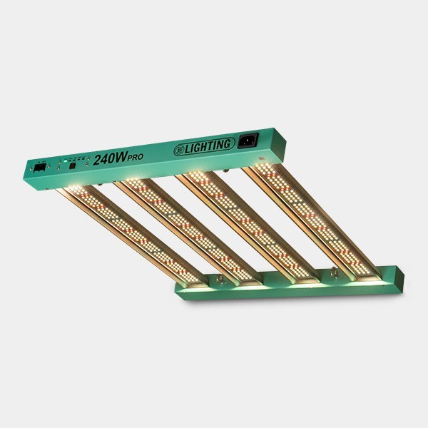 Système LED dimmable 240 W PRO GB Lighting allumé