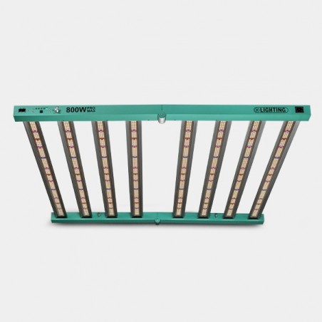 Système LED dimmable 800 W PRO MAX GB Lighting allumé à l'avant