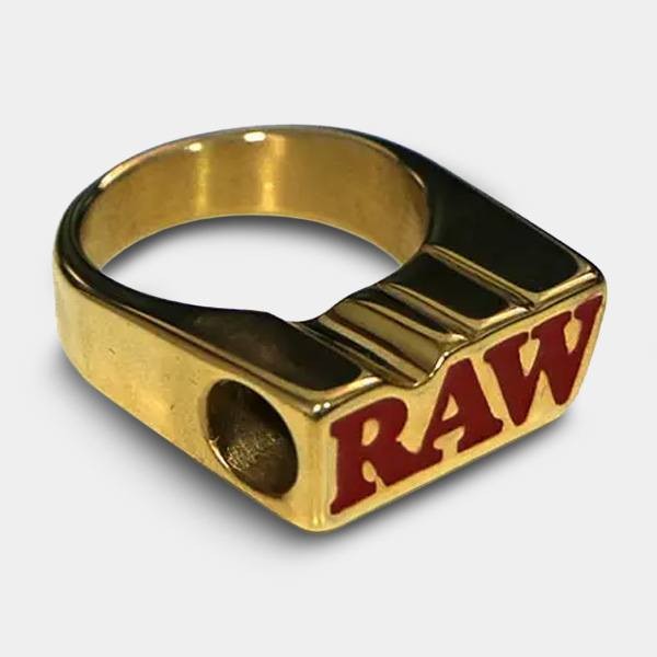 Voir Bague RAW 24 carats pour tenir votre joint - Grow Barato