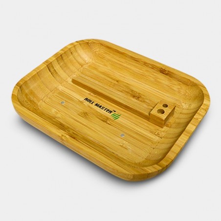 Plateau à rouler Roll Master Tray en bambou - Grow Barato
