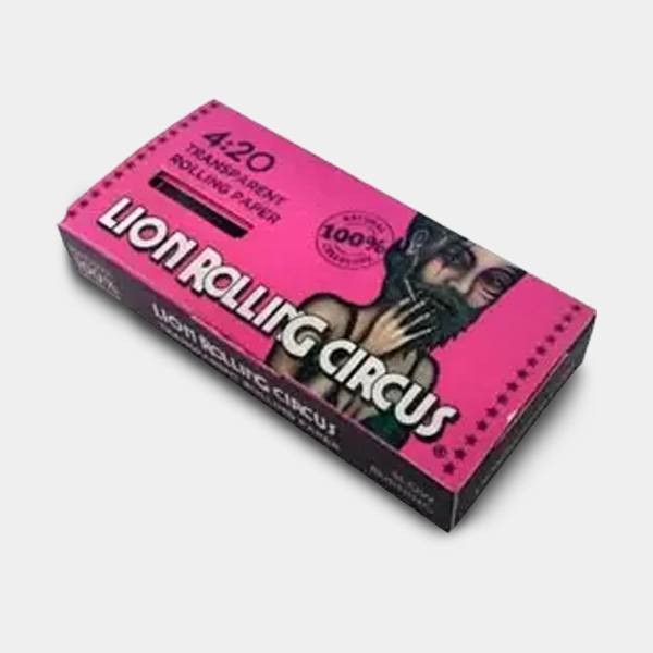 Lion Rolling Circus 4:20 papier transparent - Grow Barato