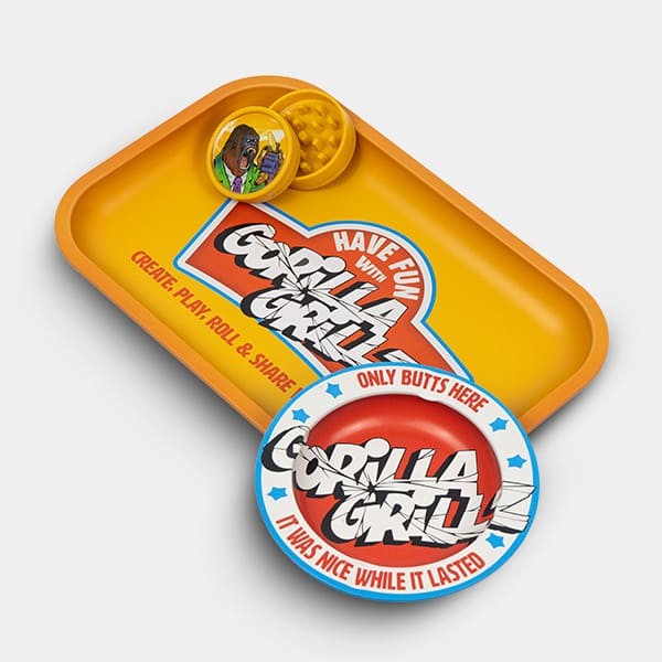 Mega Pack CBD Gorilla Grillz 100 g + Accessoires CADEAU