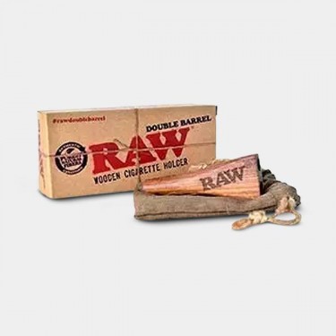 Buse en bois RAW Double Barrel King Size - Grow Barato