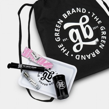Kit Welcome GB avec des articles pour fumeurs de cannabis