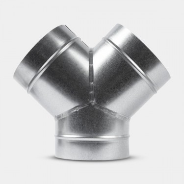 Raccord en Y en Aluminium pour Ventilation