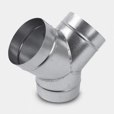 Raccord en Y en Aluminium pour Ventilation 2
