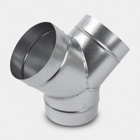 Raccord en Y en Aluminium pour Ventilation 2