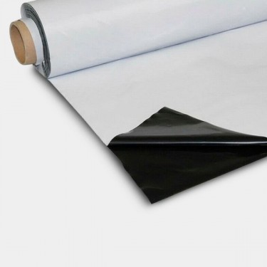 Plastique réfléchissant blanc et noir - Grow Barato