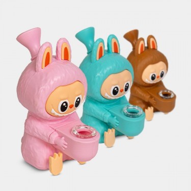 Bong Labubu en silicone