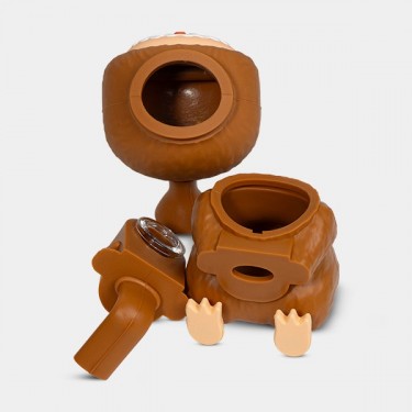 Bong Labubu en silicone en 5 couleurs différentes - Growbarato