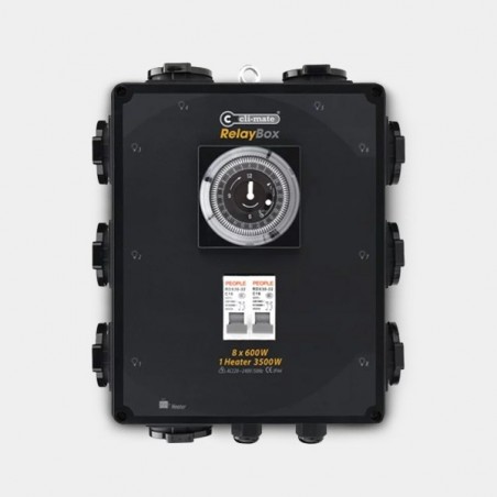 Temporisateur 8 x 600 W | Minuteur 8 x 600 W - Grow Barato