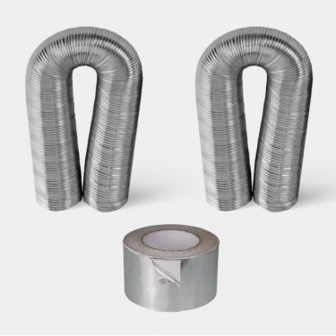 Tube flexible en aluminium | Ruban adhésif