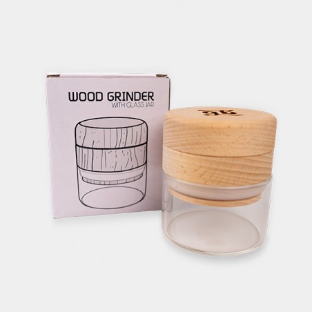 Grinder en bois GB 65 mm avec boîte