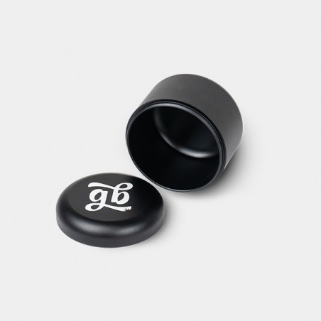 Cannapuck Smell Proof Black Premium 55mm GB The Green Brand ouvert