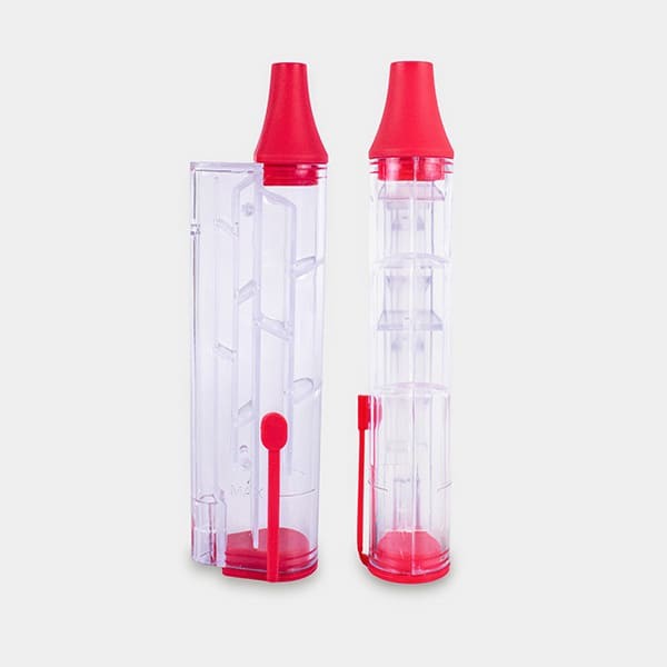 Non Spill Bong rouge